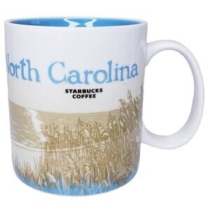 STARBUCKS 2010 COLLECTOR SERIES NORTH CAROLINA Coffee Tea 16 oz. Mug